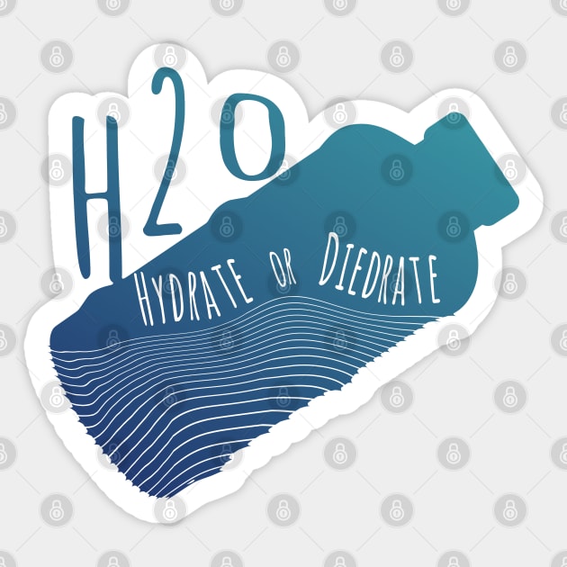 Hydrate or Diedrate Waves Sticker by DragonXX